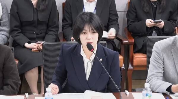 ▲배현진 국민의힘 의원이 지난 3월12일 중국의 딥시크 공습 AI 패권 경쟁 속 한국이 나아가야 할 길이라는 정책토론회에 참석해 발언하고 있다. 사진=배현진 유튜브 영상 갈무리