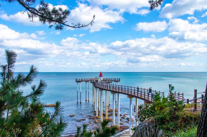 포항 이가리 닻 전망대. 포항시