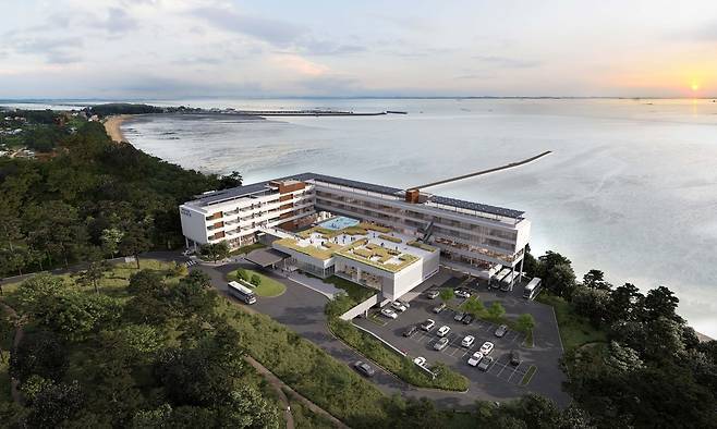 참사 현장 옆에 건설되는 ‘화성서해마루’&nbsp;유스호스텔 조감도.&nbsp;화성시 제공