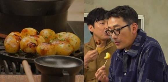 배우 하정우가 감자를 먹고 있는 모습. MBC ‘전지적 참견 시점’ 캡처