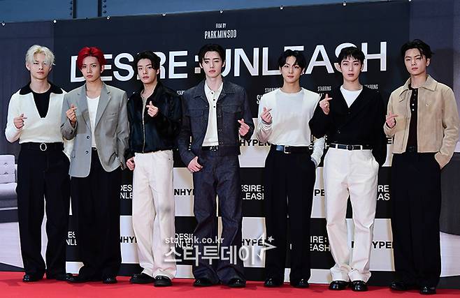 엔하이픈. 사진l강영국 기자