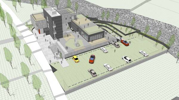 오현고등학교 총동창회가 5월 10일 제주시 아라동에서 총동창회관 이전건립 착공식을 개최했다. 사진은 총동창회관 조감도