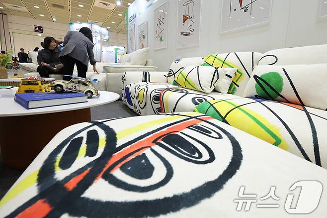 서울 강남구 코엑스에서 열린 2025 서울국제가구 및 인테리어산업대전(소펀앤라이프쇼). /뉴스1 ⓒ News1 신웅수 기자