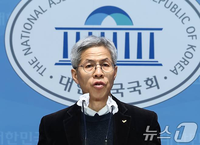 권영국 민주노동당 대통령 후보. 2024.1.10/뉴스1 ⓒ News1 김민지 기자