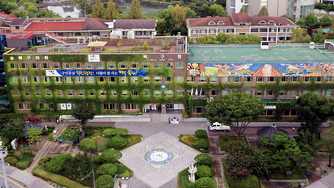 광주 북구 청사 전경.