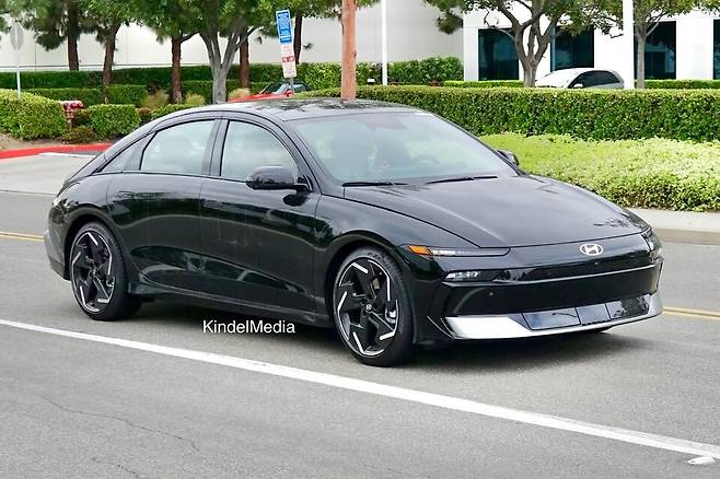 사진 : 현대차 아이오닉 6 페이스리프트 테스트카 (출처=KCB)