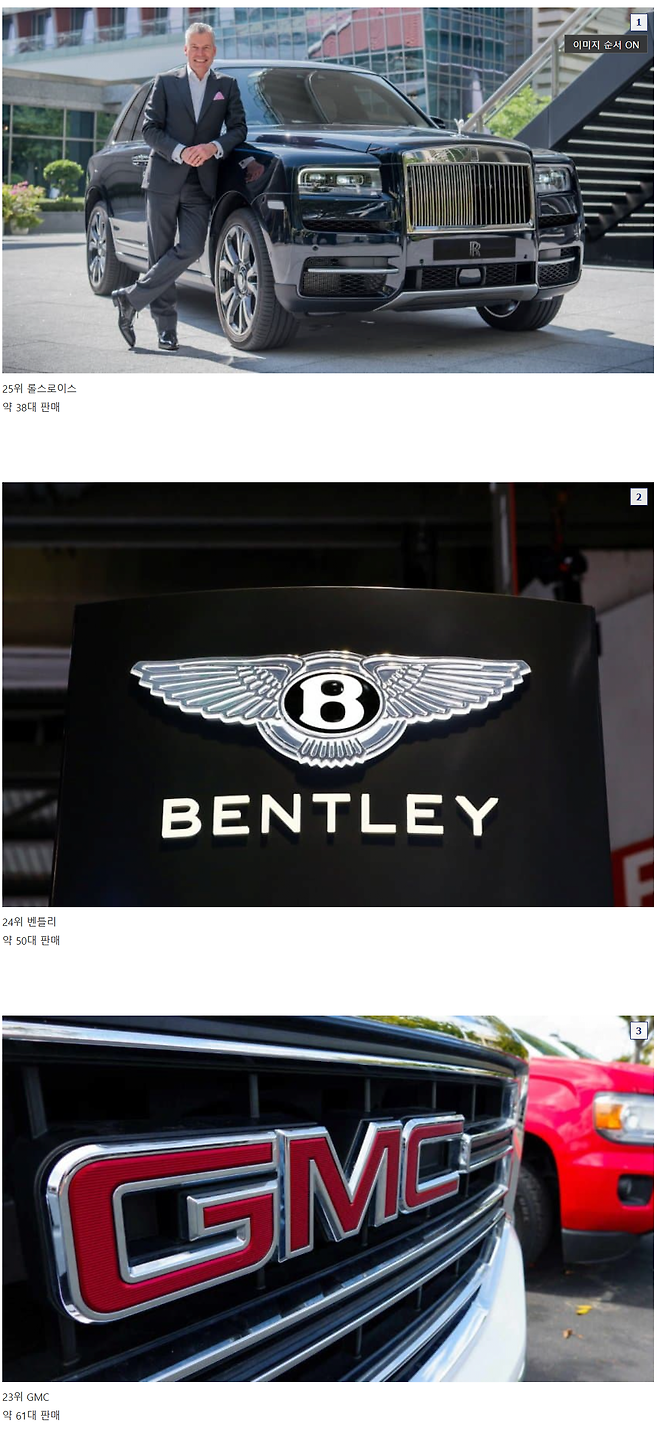 image.png 올해 수입차 브랜드 판매량 순위