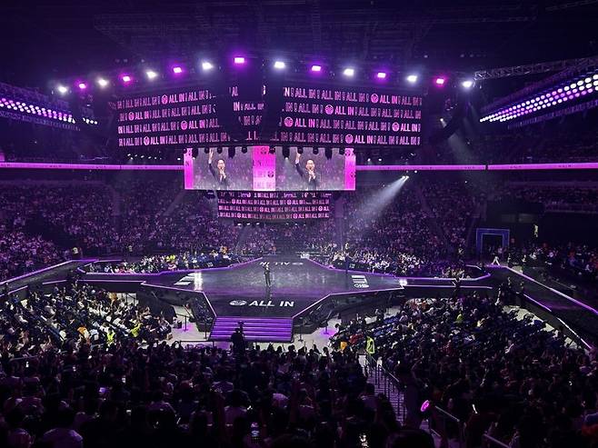 지난해 인천에서 개최된 MICE 행사가 6827건으로 전년 대비 16.5% 증가한 것으로 나타났다. 사진은 지난해 열린 뉴스킨 글로벌 기업회의 행사 전경. 인천관광공사 제공.