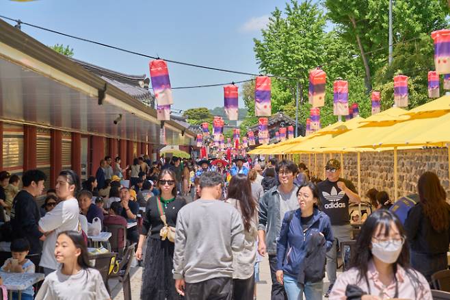 남원 춘향제 푸드존. 남원시 제공