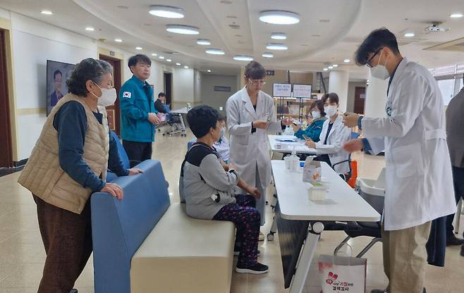 안동보건소 예방접종 실시 현장 ⓒ안동시