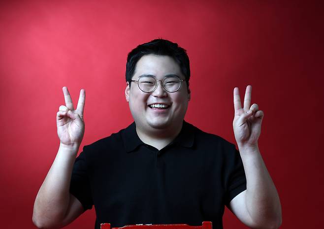 ENA 드라마 ‘신병 3’에 출연한 배우 김요한이 지난 7일 ‘스포츠경향’과 인터뷰에 앞서 포즈를 취하고 있다. 사진 정지윤 선임기자
