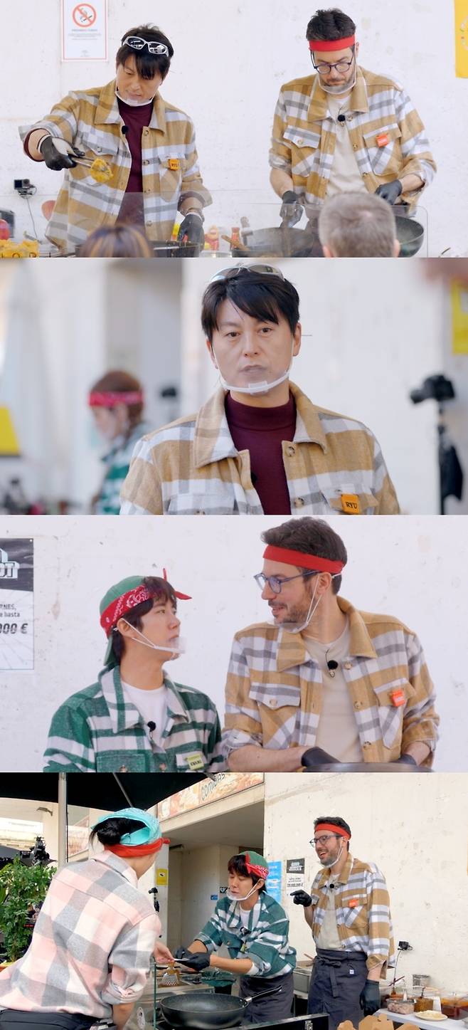 ‘길바닥 밥장사’. 사진| JTBC