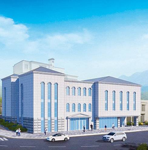 밀양 하나님의 교회 투시도.