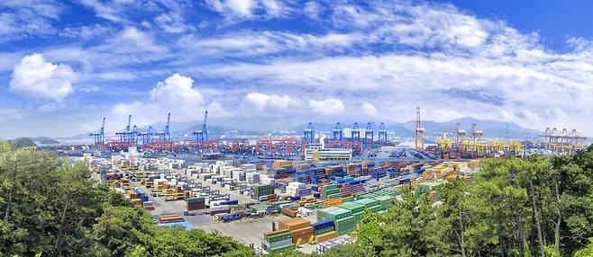 부산진해경제자유구역 신항만지구 [부진경자청 제공]