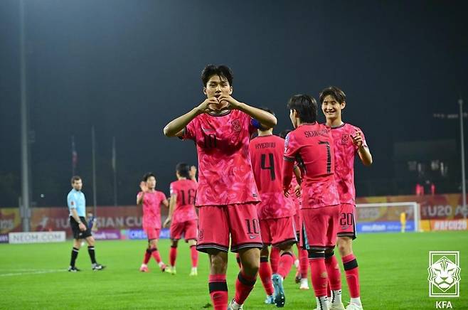 U-20 대표팀의 김태원 [대한축구협회 제공. 재판매 및 DB 금지]