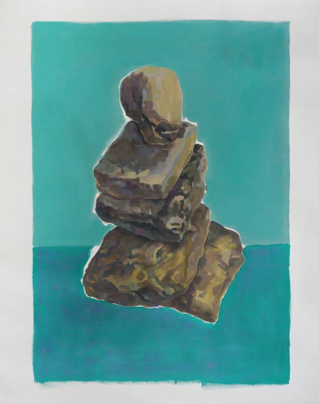 문지현_돌떡(묵직하지 않은). 허먼갤러리 제공