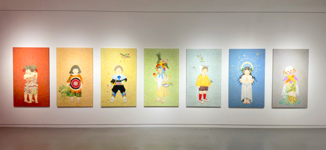 마쓰미 야마모토 작가 작품 전경. 금정문화회관 제공