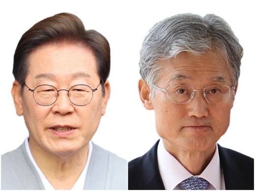 이재명 더불어민주당 대선 후보, 조희대 대법원장. (사진=연합뉴스)