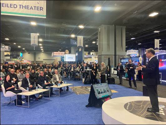 김덕수 스페이스맵 대표가 회사 기술에 대해 발표하고 있다.(사진=스페이스맵)