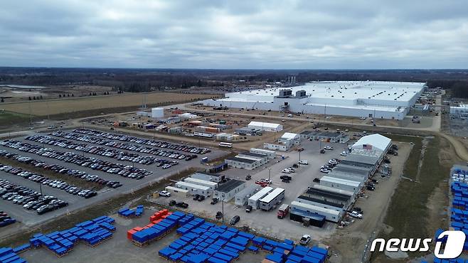 LG에너지솔루션과 제네럴모터스(GM)의 미국 합작공장 전경.(얼티엄셀즈 제공)