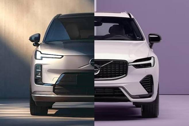 사진 : 볼보 XC70과 XC60