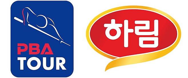 하림과 프로당구협회 로고 /프로당구협회