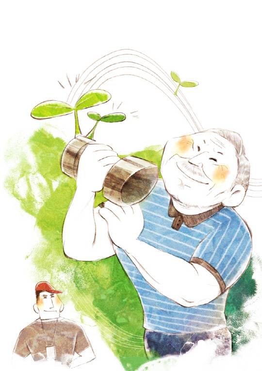 경북대는 노화에 따른 근육량 감소가 뇌 속 흑질-선조체 도파민 신경계의 기능 저하에 의한 것이라는 사실을 밝혀냈다. 아이클릭아트 제공