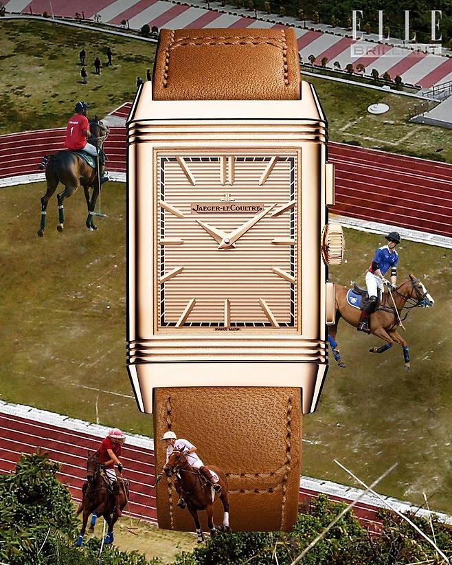 칼리버 860 무브먼트를 탑재했으며 앞뒤 대비가 매력적인 ‘리베르소 트리뷰트 크로노그래프’는 JAGER-LECOULTRE.