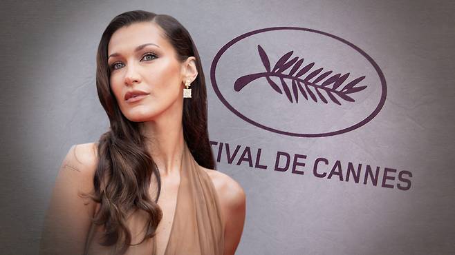 2024 칸 영화제 레드카펫 참석한 벨라 하디드
