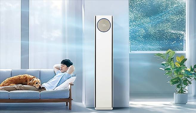 LG전자의 ‘LG휘센 스탠드 에어컨’.  LG전자 제공