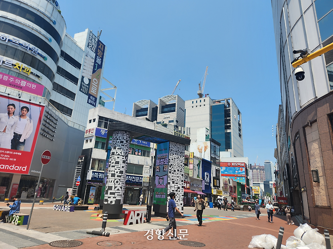 지난 12일 대구 동성로의 모습. 민서영 기자