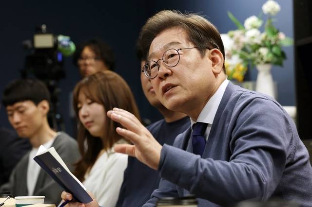 더불어민주당 이재명 대선 후보. 연합뉴스