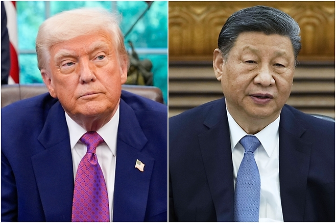 트럼프 미국 대통령(왼쪽)-시진핑 중국 국가주석. [사진출처=연합뉴스]