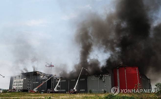 화재 현장. 연합뉴스