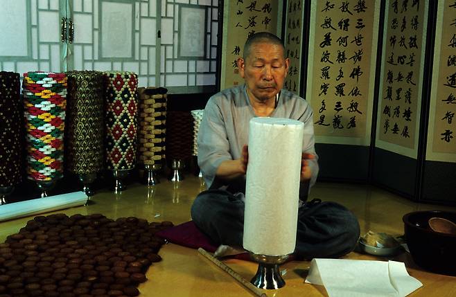 영산재 명예보유자로 인정 예고된 이병우 씨 [국가유산청]