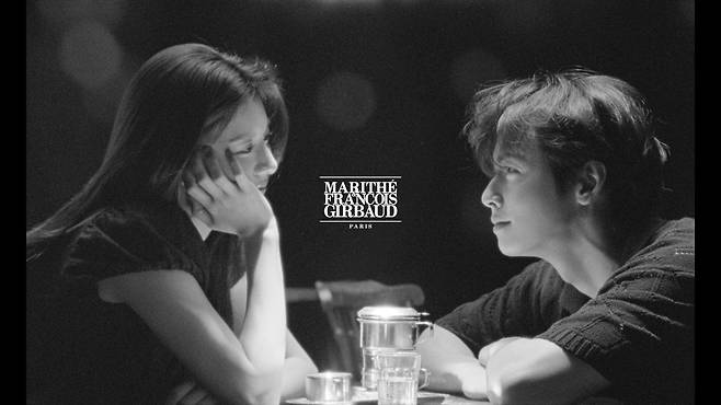 고윤정과 차은우 [마리떼 프랑소와 저버 캠페인 영상 캡쳐]