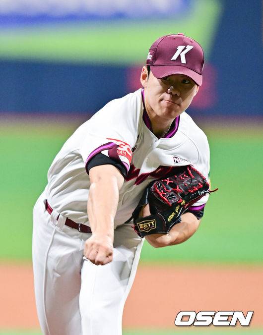 키움 히어로즈 김윤하. /OSEN DB