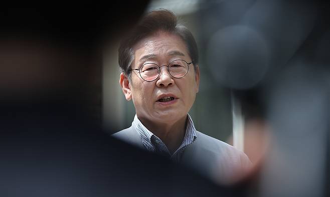 이재명 더불어민주당 대선 후보. 뉴스1