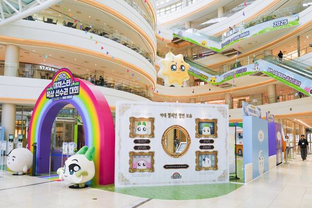 서울 영등포 타임스퀘어에 마련된 쿵야 레스토랑즈의 팝업 스토어 모습. 사진 제공=넷마블