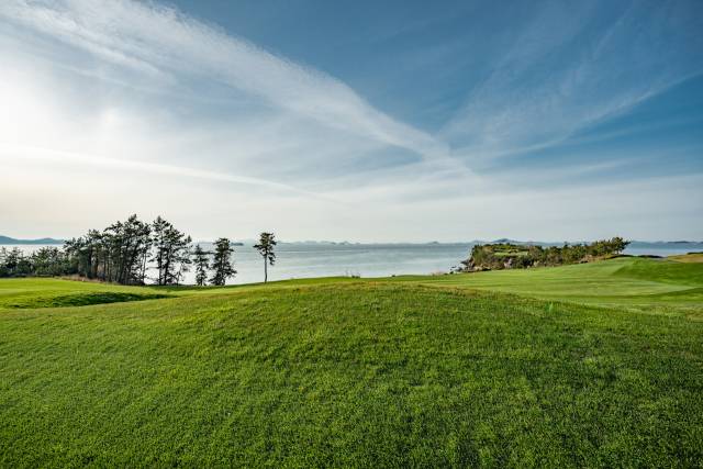 파인비치 비치 코스 7번 홀. 사진 제공=파인비치 골프링크스