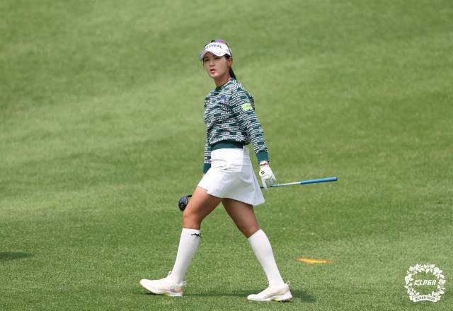 대회 2연패를 노리는 박현경. 사진 제공=KLPGA