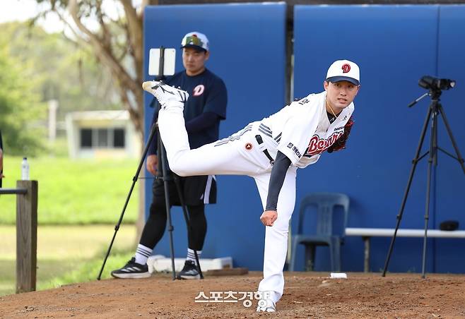 두산 홍건희. 두산베어스 제공