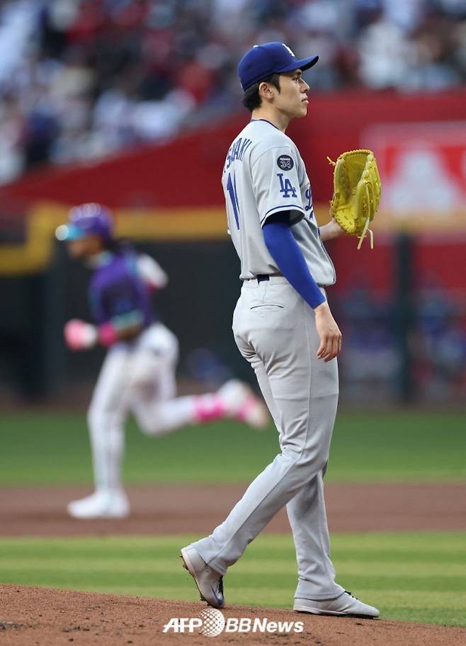LA 다저스 투수 사사키 로키. /AFPBBNews=뉴스1