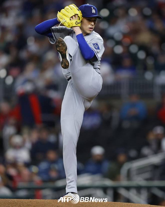 LA 다저스 투수 사사키 로키. /AFPBBNews=뉴스1