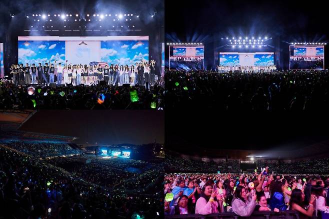 SMTOWN LIVE 2025 멕시코시티, LA 공연 단체 및 전경 이미지/사진제공=에스엠엔터테인먼트