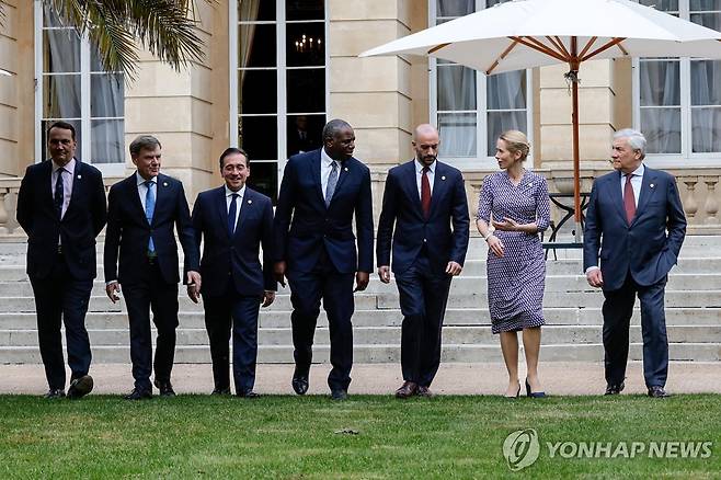 런던에서 열린 바이마르+ 회의 [EPA 연합뉴스]