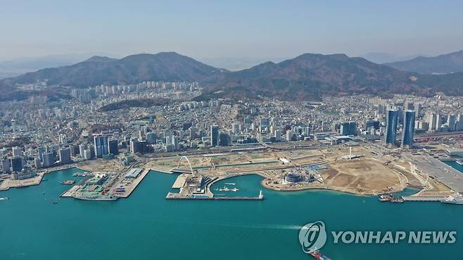부산 북항재개발 부산항 북항 재개발사업 현장
[부산항만공사 제공]