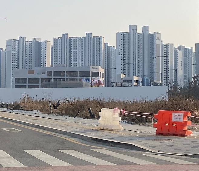 ▲ 일대 공사가 진행 중인 인천 서구 검단신도시 모습.