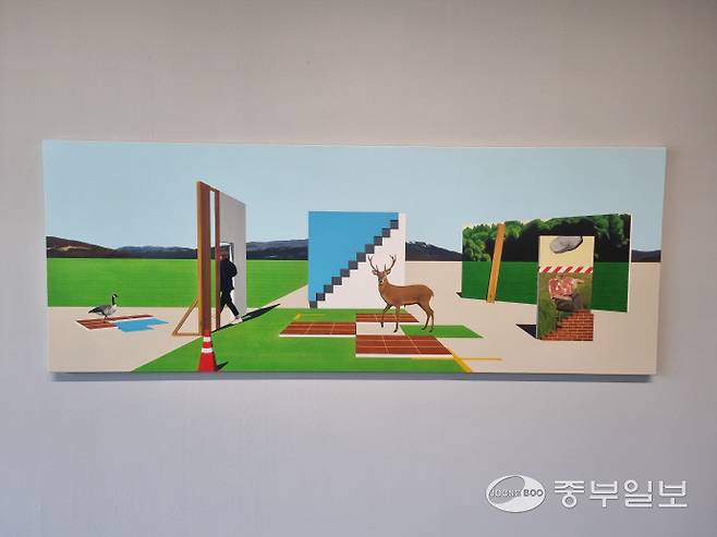 채지민 작가의 작품 '무제'. 이준도기자