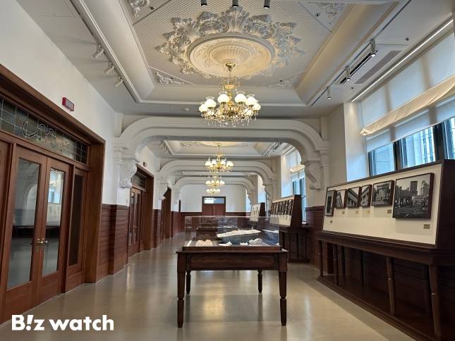 신세계백화점 본점의 '더 헤리티지' 4층의 역사관. / 사진=정혜인 기자 hij@